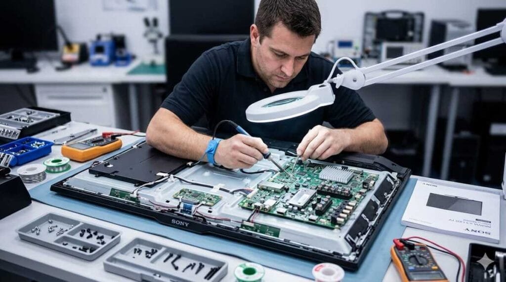 Hisense TV repair service by experienced technicians